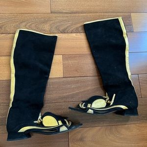Prada sandals/boots from the fashion show in Milan Italy